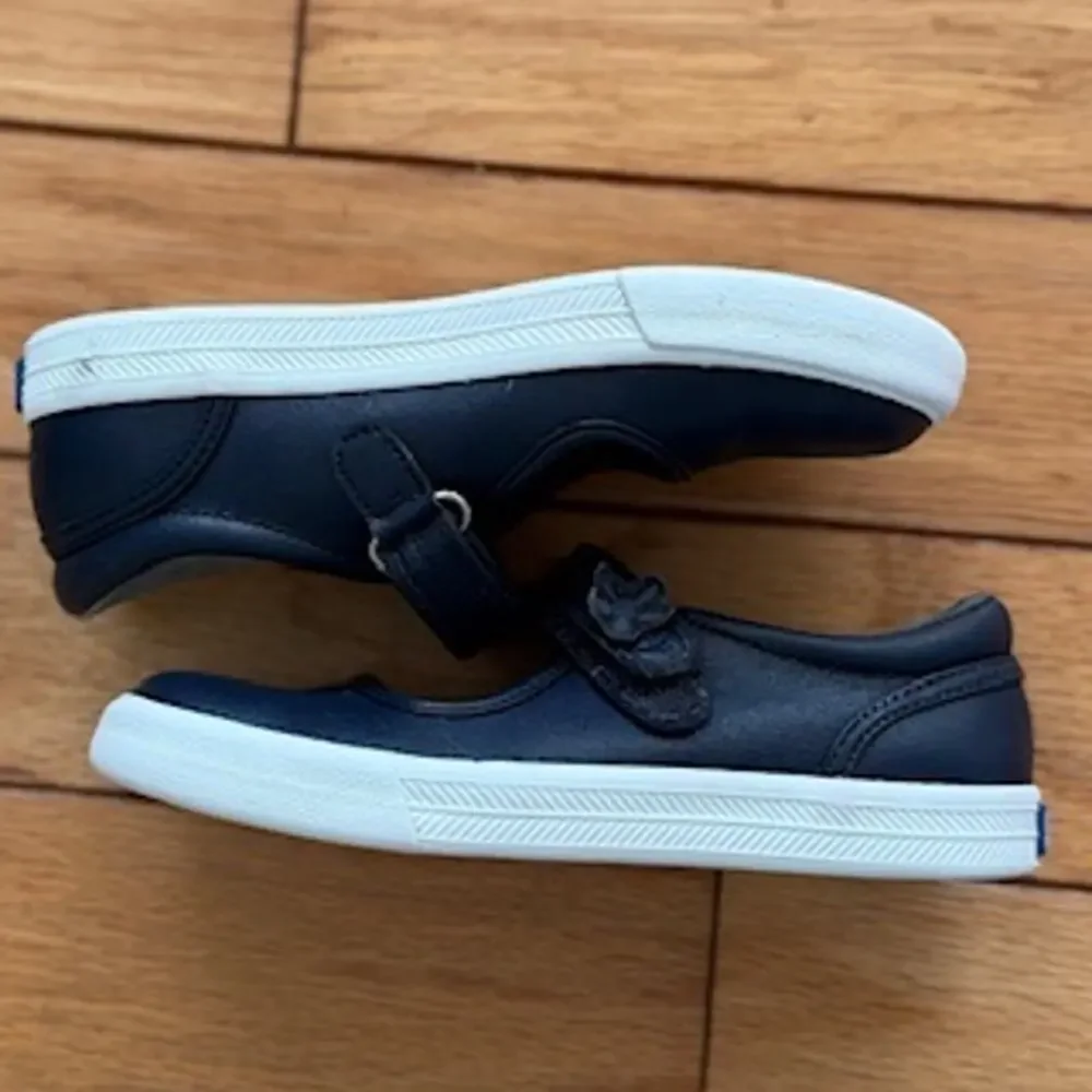 Keds Kids Ella Leather Mary Jane Sneakers - Navy Blue - US Size 11.5M